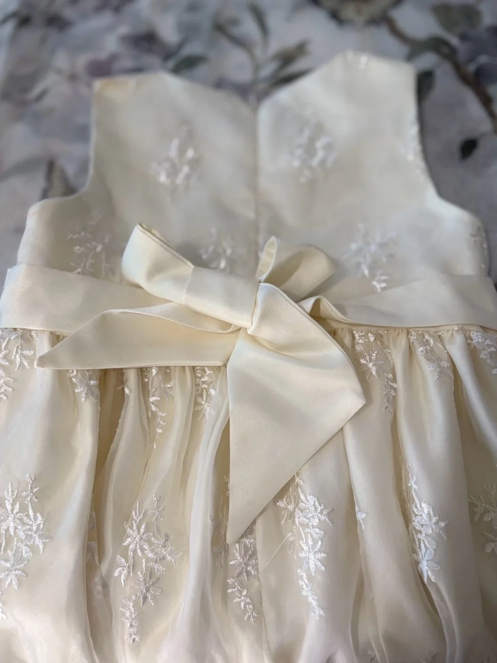 American Princess Girls Dress White/Cream Color